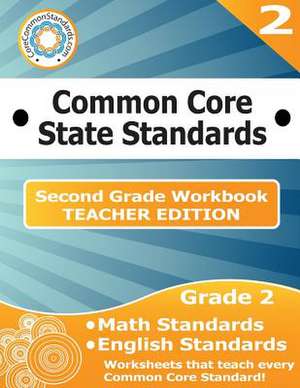 Second Grade Common Core Workbook - Teacher Edition de Have Fun Teaching