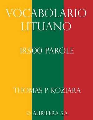 Vocabolario Lituano de Thomas P. Koziara