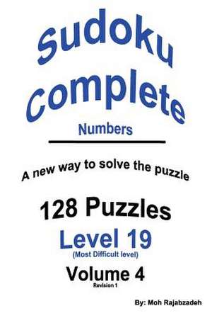 Sudoku Complete Numbers de Moh Rajabzadeh