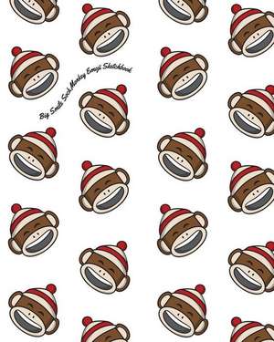 Big Smile Sock Monkey Emoji Sketchbook de H. R. Wallace Publishing