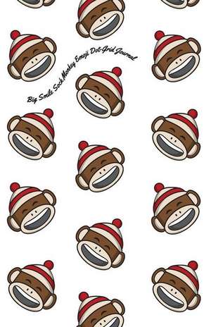 Big Smile Sock Monkey Emoji Dot-Grid Journal: A Dot-matrix Book for Bullet Journaling, Dot Journaling, Sketching, and Hand-Lettering de H. R. Wallace Publishing