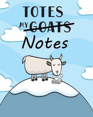 Totes My (Goats) Notes Dot-Grid Notebook: A Dot-Matrix Book for Bullet Journaling, Dot Journaling, Sketching, and Hand-Lettering de H. R. Wallace Publishing