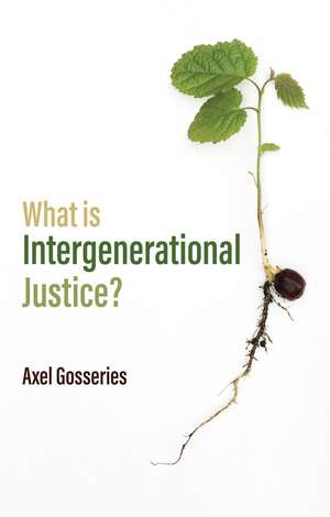 What is Intergenerational Justice? de A Gosseries