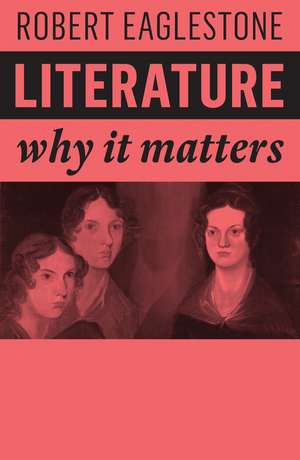 Literature – Why It Matters de R Eaglestone