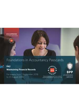 FIA Maintaining Financial Records FA2 de BPP Learning Media