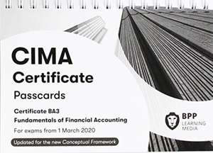 BPP Learning Media: CIMA BA3 Fundamentals of Financial Accou de BPP Learning Media