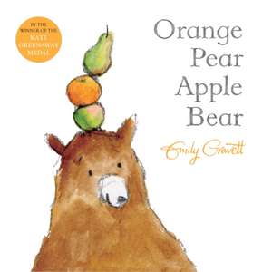 Orange Pear Apple Bear de Emily Gravett