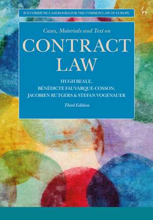 Cases, Materials and Text on Contract Law de PROFESSOR HUGH BEALE