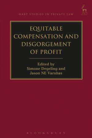 Equitable Compensation and Disgorgement of Profit de Professor Simone Degeling