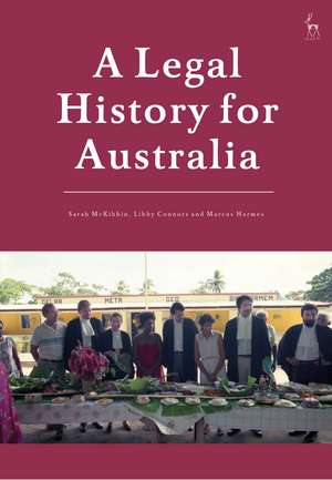 A Legal History for Australia de Sarah McKibbin