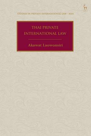 Thai Private International Law de Akawat Laowonsiri