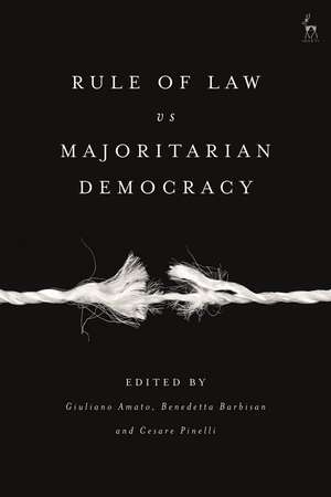 Rule of Law vs Majoritarian Democracy de Giuliano Amato