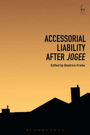 Accessorial Liability after Jogee de Dr Beatrice Krebs