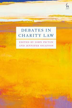 Debates in Charity Law de John Picton