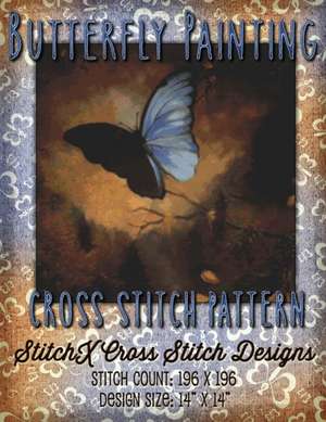 Butterfly Painting Cross Stitch Pattern de Tracy Warrington