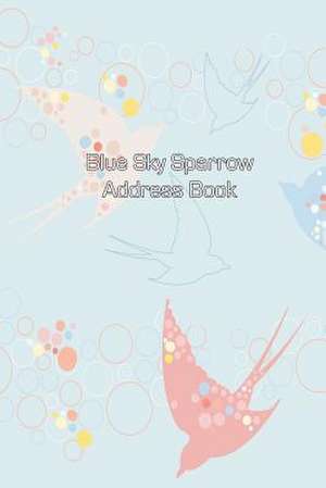 Blue Sky Sparrow Address Book de Jot Spot Stationary