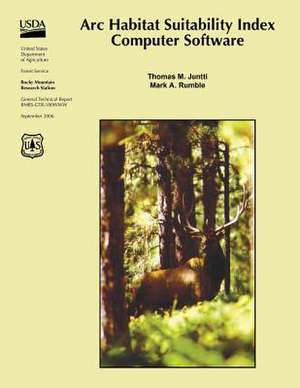 ARC Habitat Suitability Index Computer Software de United States Department of Agriculture