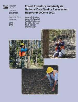 Forest Inventory and Analysis National Data Quality Assessment Report for 2000 to 2003 de United States Department of Agriculture