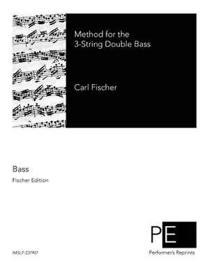 Method for the 3-String Double Bass de Carl Fischer