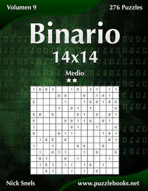 Binario 14x14 - Medio - Volumen 9 - 276 Puzzles