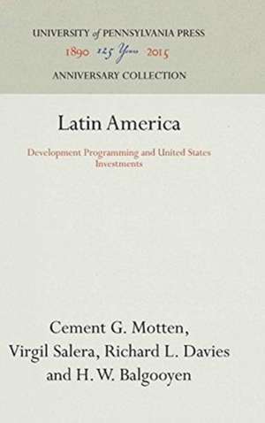 Latin America de Cement G Motten