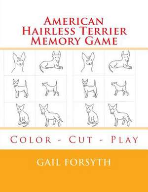 American Hairless Terrier Memory Game de Gail Forsyth