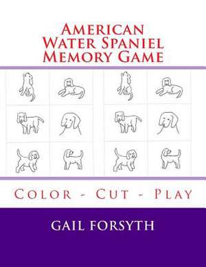 American Water Spaniel Memory Game de Gail Forsyth