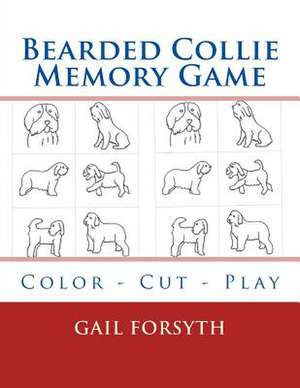 Bearded Collie Memory Game de Gail Forsyth