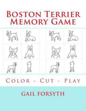 Boston Terrier Memory Game de Gail Forsyth