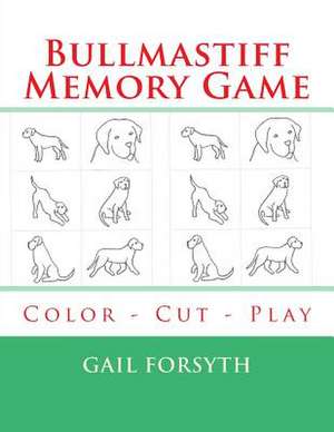 Bullmastiff Memory Game de Gail Forsyth