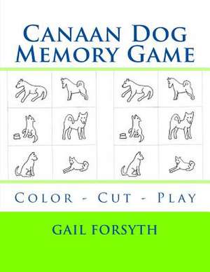 Canaan Dog Memory Game de Gail Forsyth