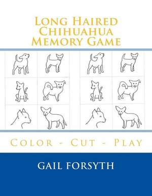 Long Haired Chihuahua Memory Game de Gail Forsyth