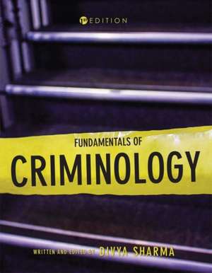 Fundamentals of Criminology de Divya Sharma