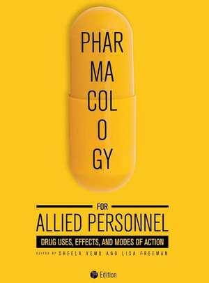 Pharmacology for Allied Personnel de Sheela Vemu