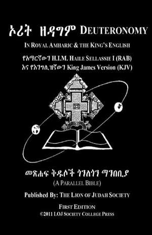 Deuteronomy in Amharic and English (Side-By-Side) de Lion of Judah Society