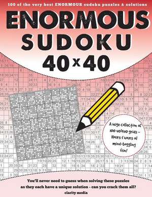 40x40 Enormous Sudoku de Clarity Media