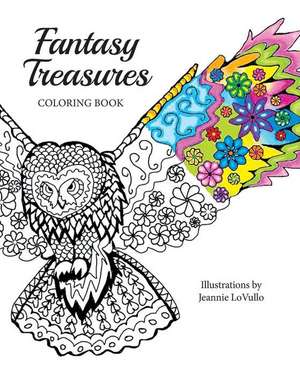 Fantasy Treasures Coloring Book de Jeannie M. Lovullo