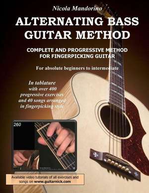 Alternating Bass Guitar Method de Mandorino, Nicola