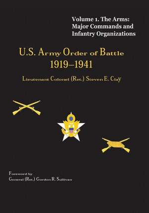 US Army Order of Battle, 1919-1941 de Lieutenant Colonel (Retired) Steve Clay