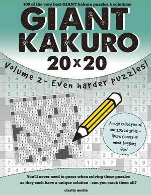 Giant Kakuro Volume 2 de Clarity Media