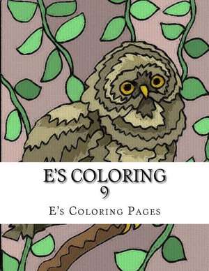 E's Coloring 9 de E's Coloring Pages