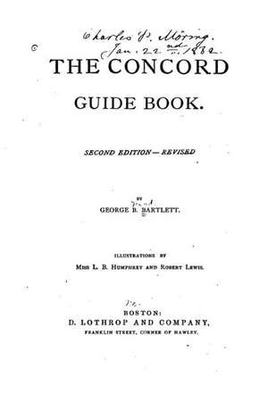 The Concord Guide Book de George B. Bartlett