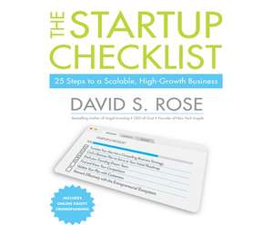 The Startup Checklist de David S. Rose