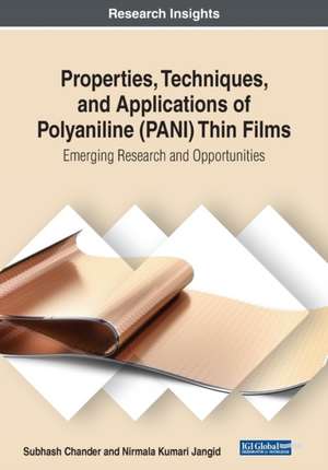 Properties, Techniques, and Applications of Polyaniline (PANI) Thin Films de Subhash Chander