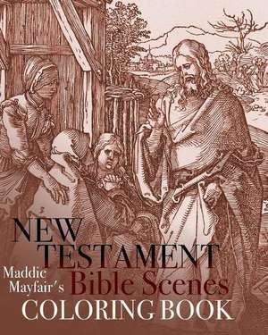 New Testament Bible Scenes Coloring Book de Coloring Book