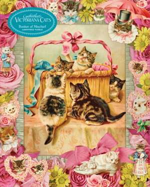 Cynthia Hart's Victoriana Cats: Basket of Mischief 1,000-Piece Puzzle de Cynthia Hart