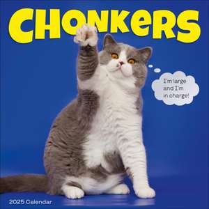 Chonkers Wall Calendar 2025 de Workman Calendars