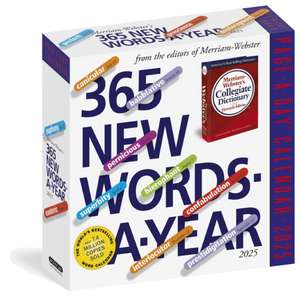 365 New Words-A-Year Page-A-Day(r) Calendar 2025 de Merriam-Webster