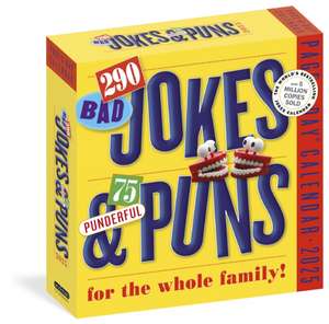 290 Bad Jokes & 75 Punderful Puns Page-A-Day(r) Calendar 2025 de Workman Calendars