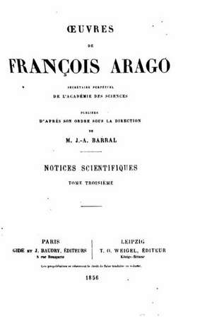 Oeuvres de Francois Arago - Tome III de Francois Arago